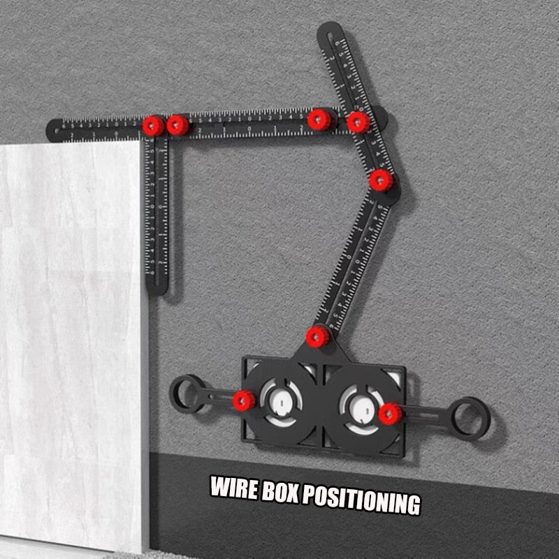 Multifunctional Metal Angle Ruler