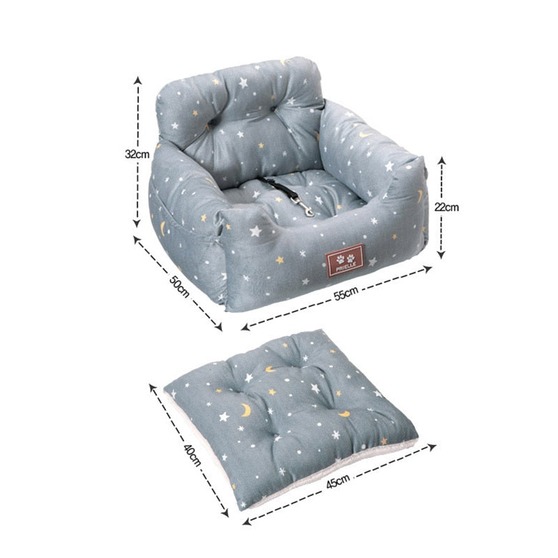 Cozy Pet Car Seat Cushion