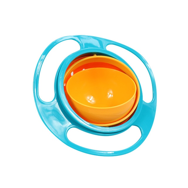 Spill-resistant baby bowl