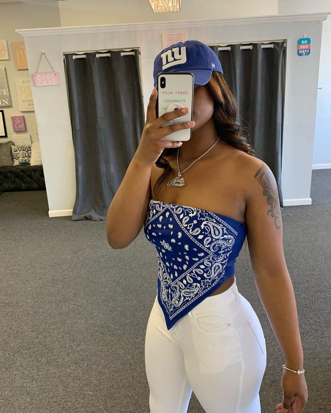 Tube Crop Bandana Tops