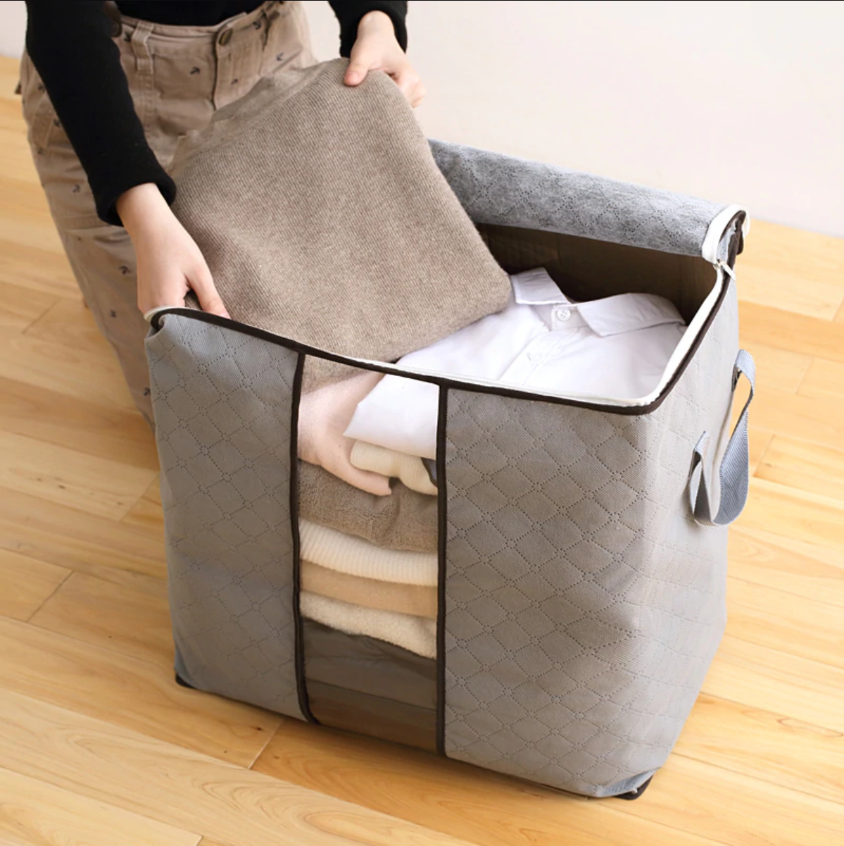 Trendy Bamboo Storage Bin