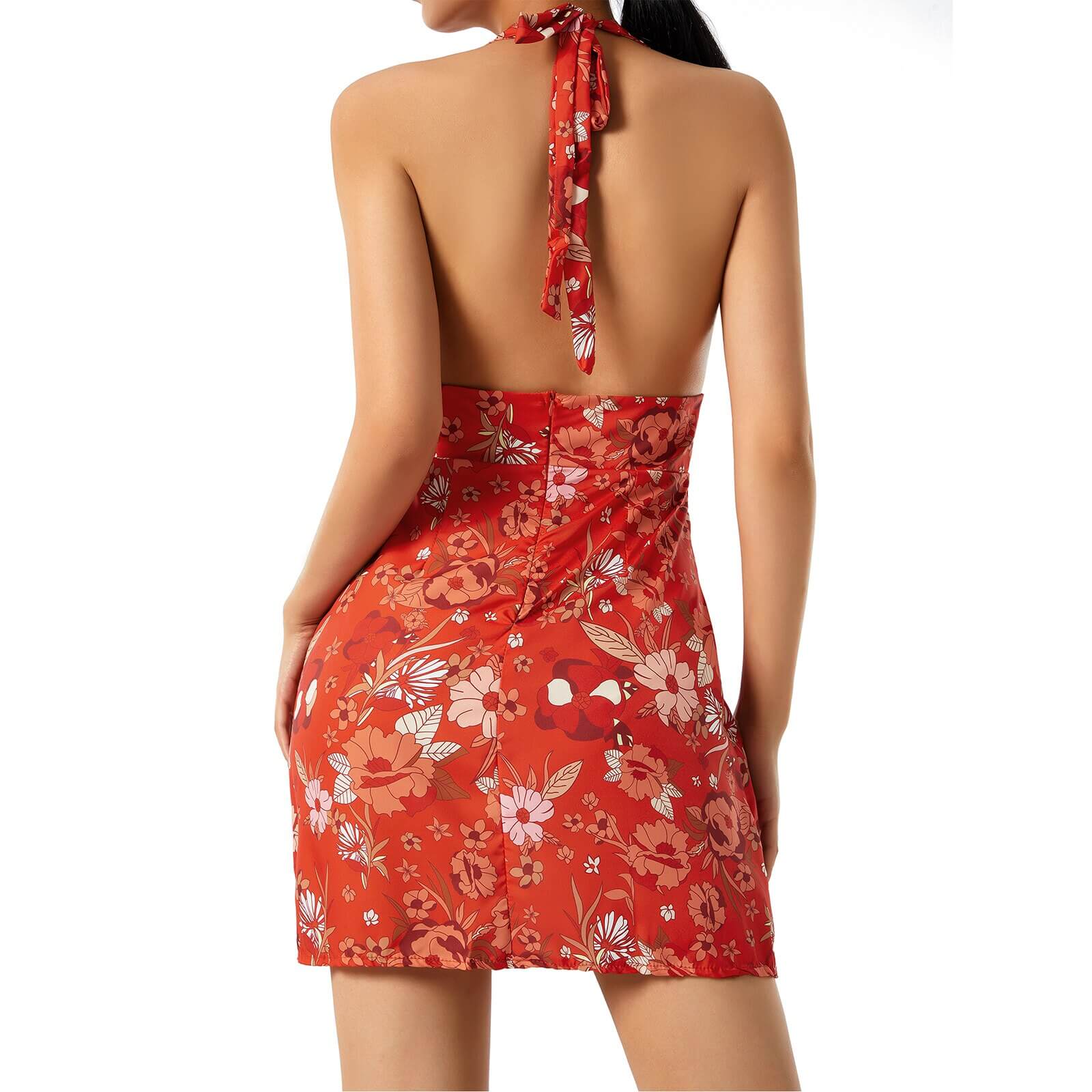 Mini backless sun dress