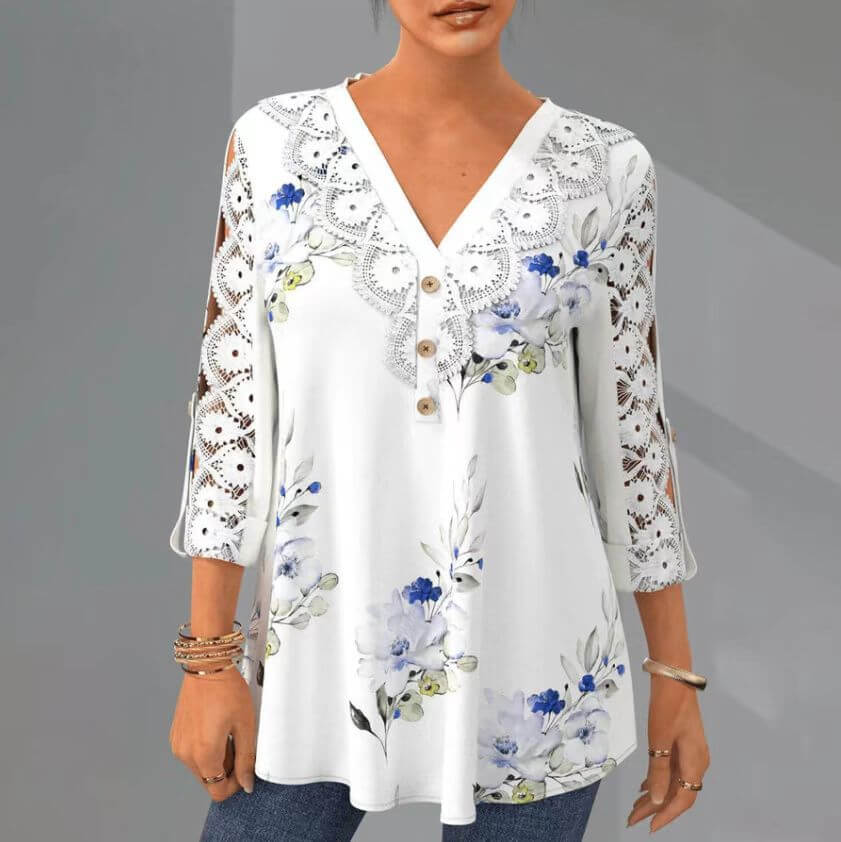 Women Casual Summer Blouse