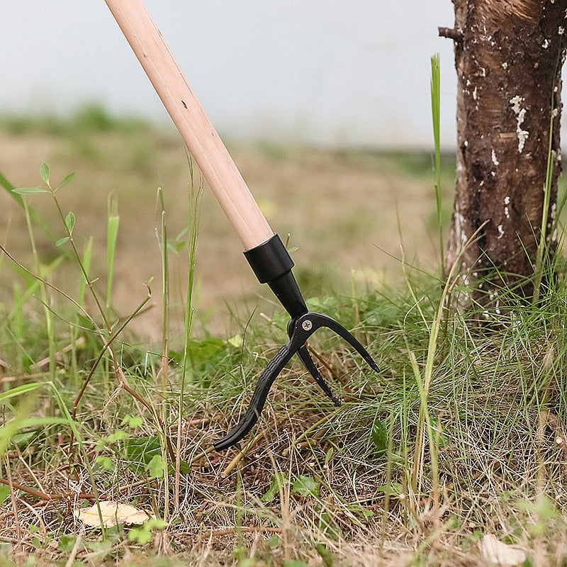 Weed puller tool