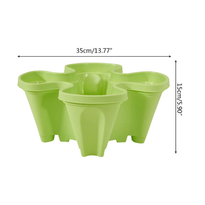 Strawberry stackable plant pots