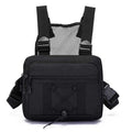 Tactical chest harness pocket