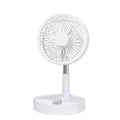 Portable folding fan