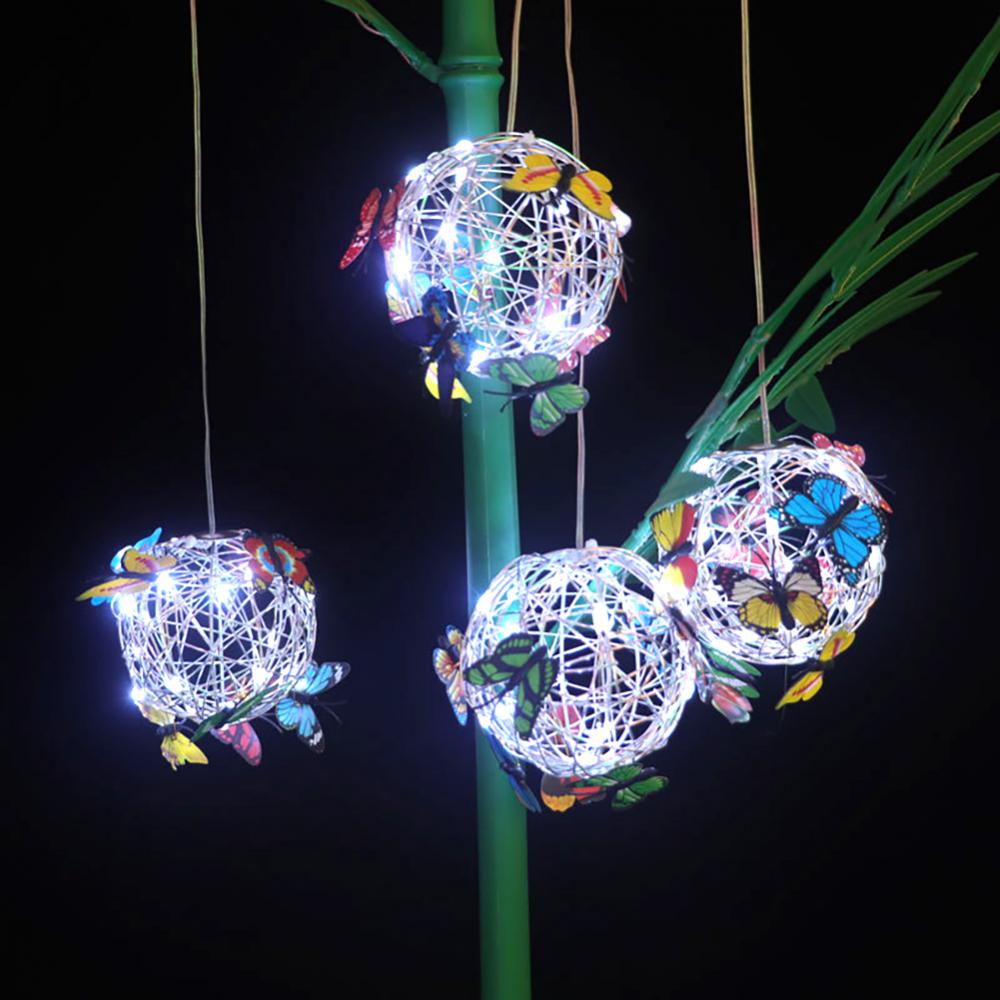 Sunlit Mesh Butterfly Orb