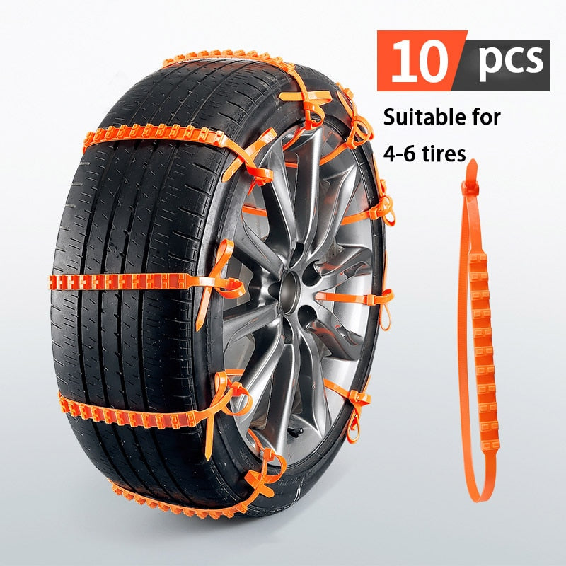 Anti-slip Tire Chains (10pcs)
