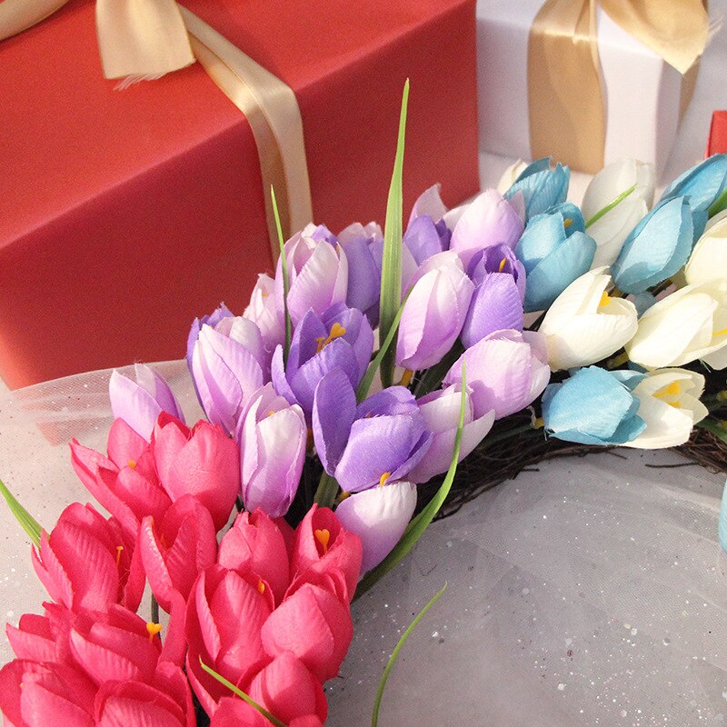 Tulipangrans med vårblomster