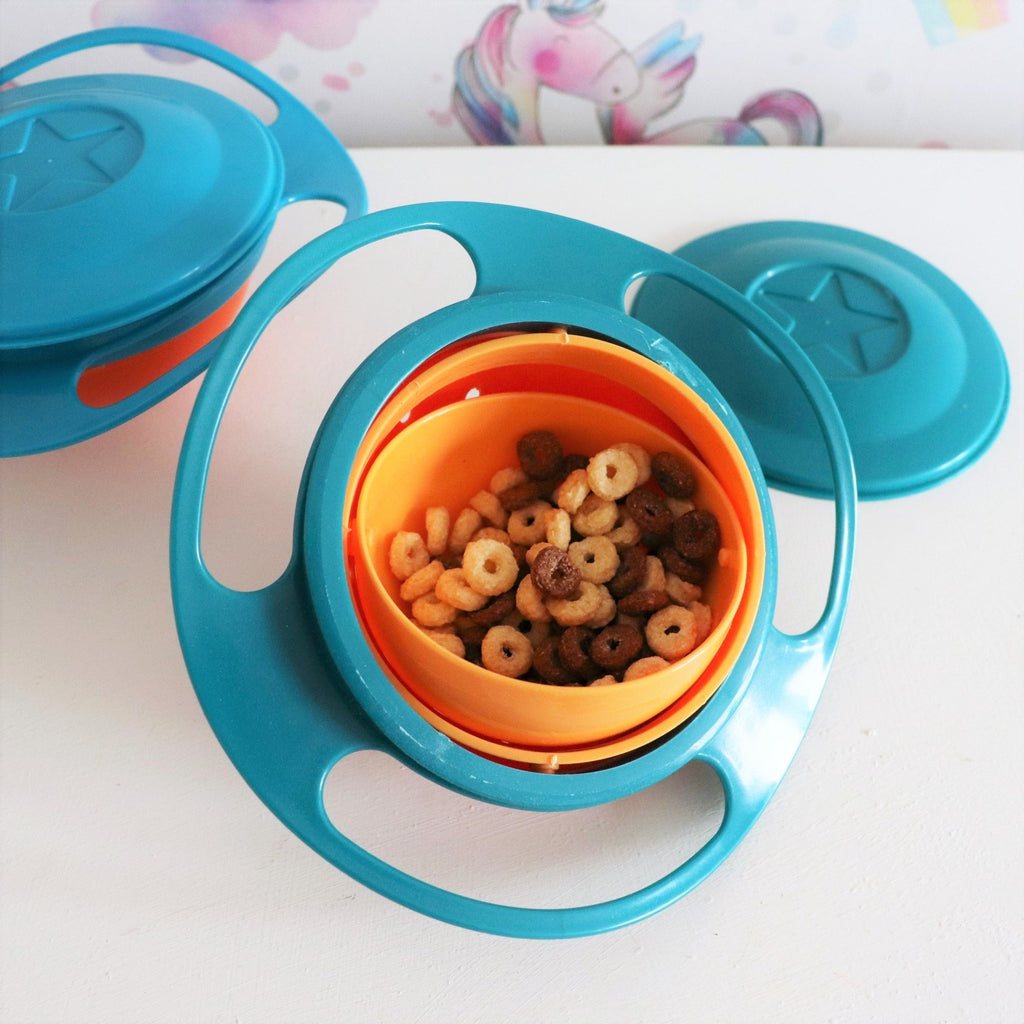 Spill-resistant baby bowl
