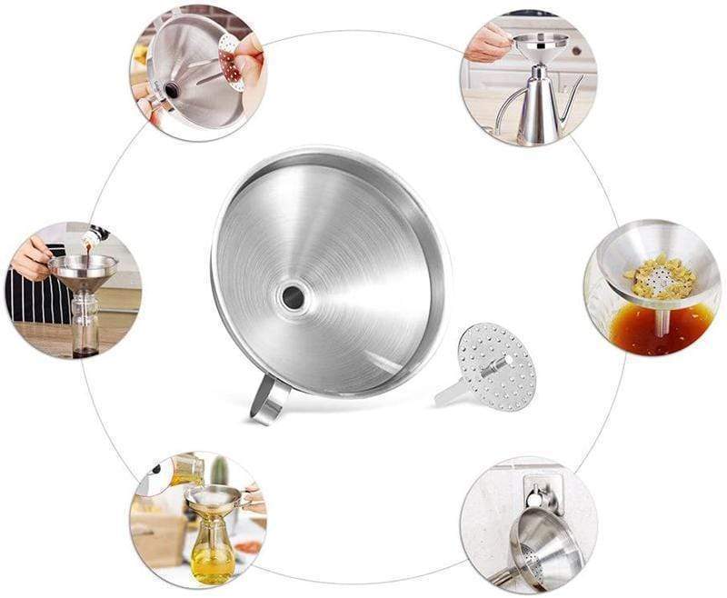 Stainless steel kitchen strainer