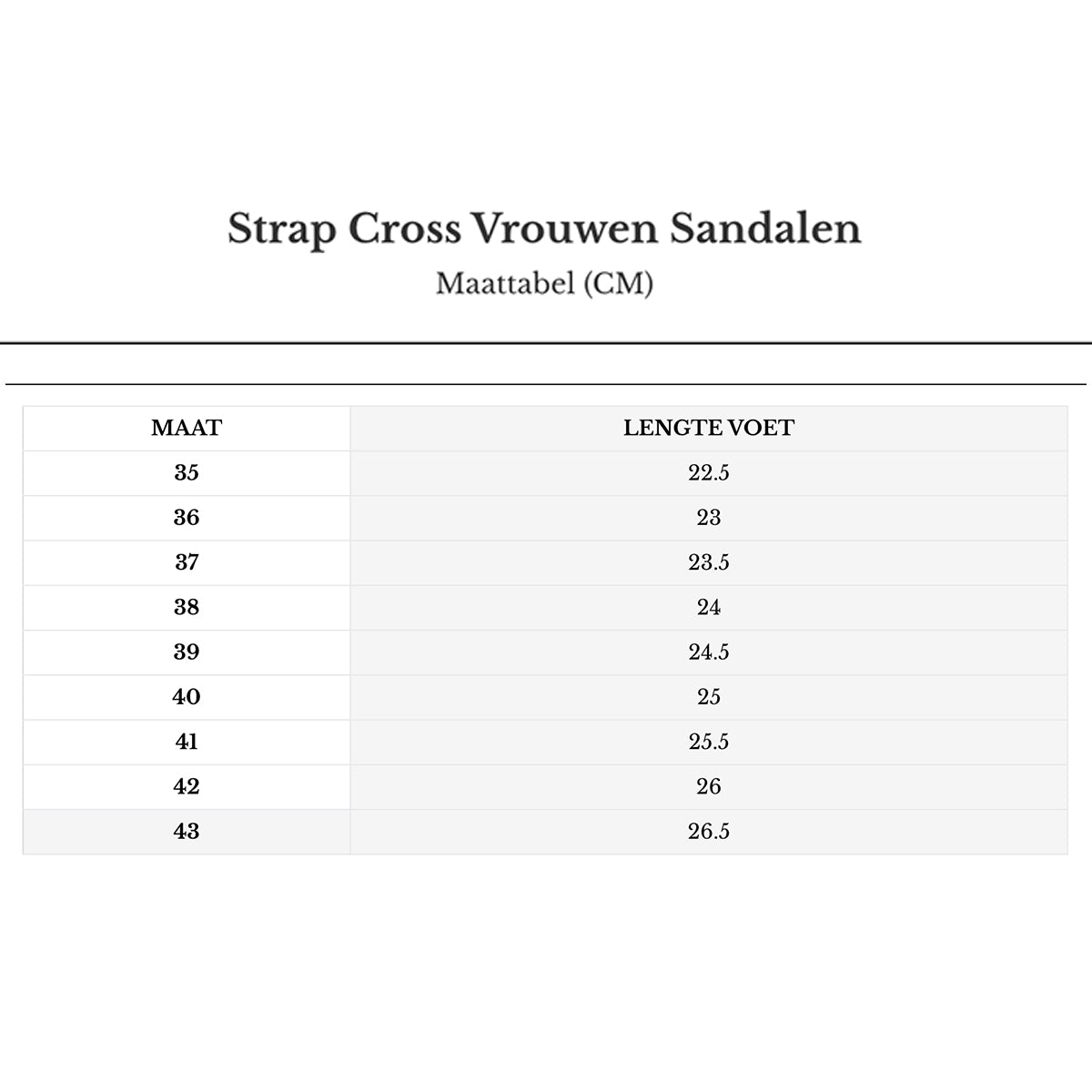 Strap Cross Women Sandals