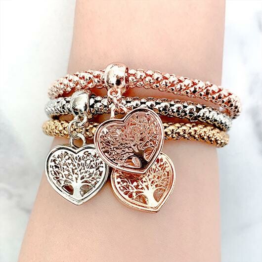 Tree of Life Bracelet (heart shape)