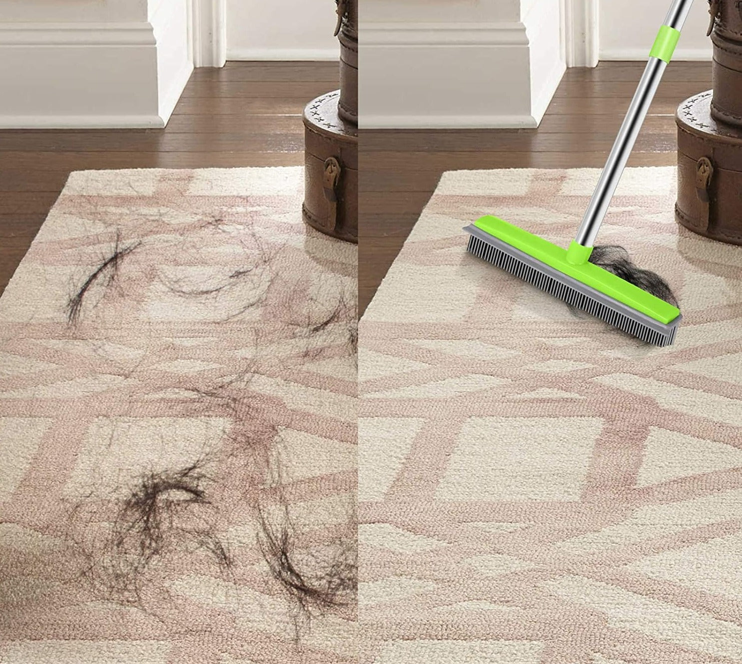 Pet Hair Rubber Broom