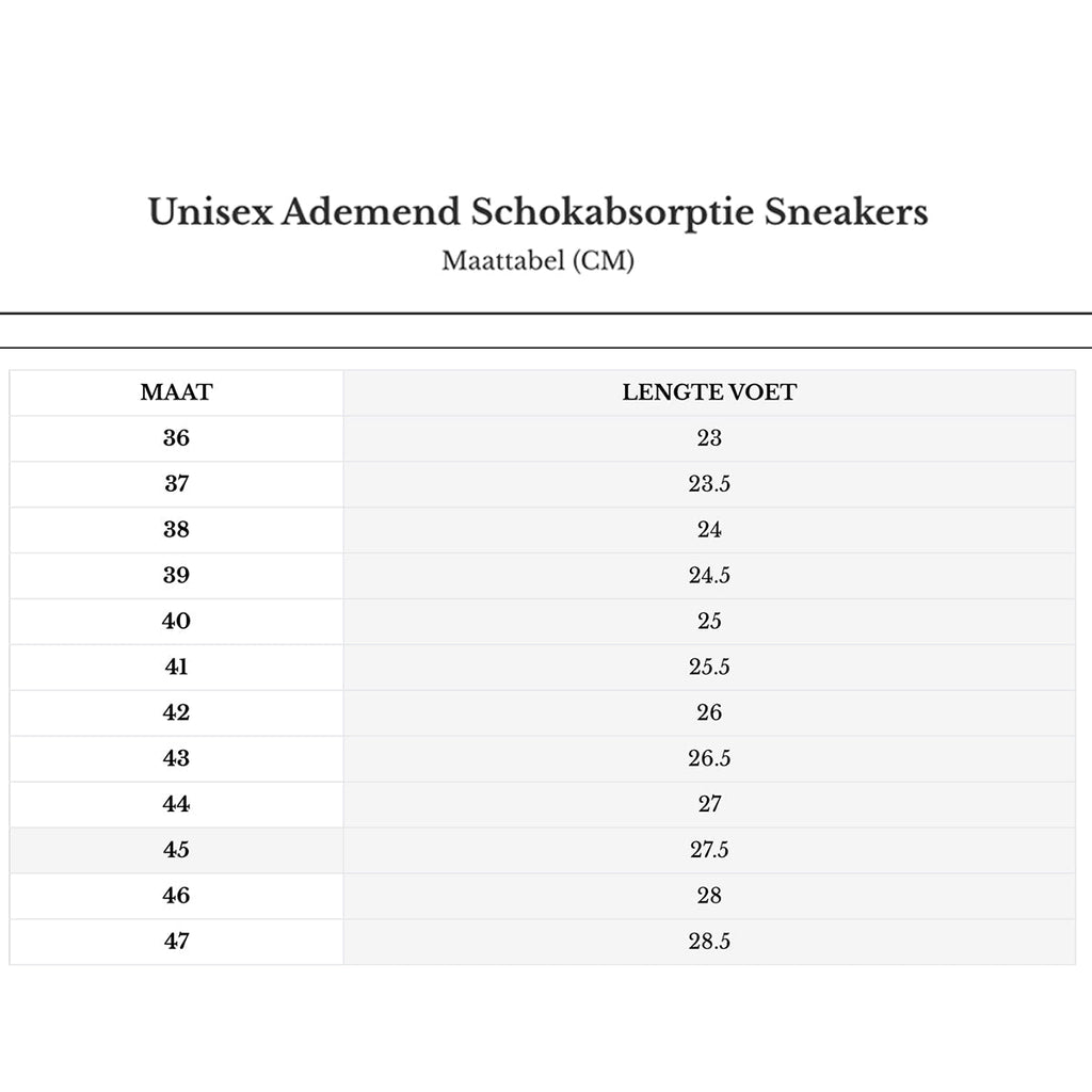 Unisex Breathable Shock Absorption Sneakers