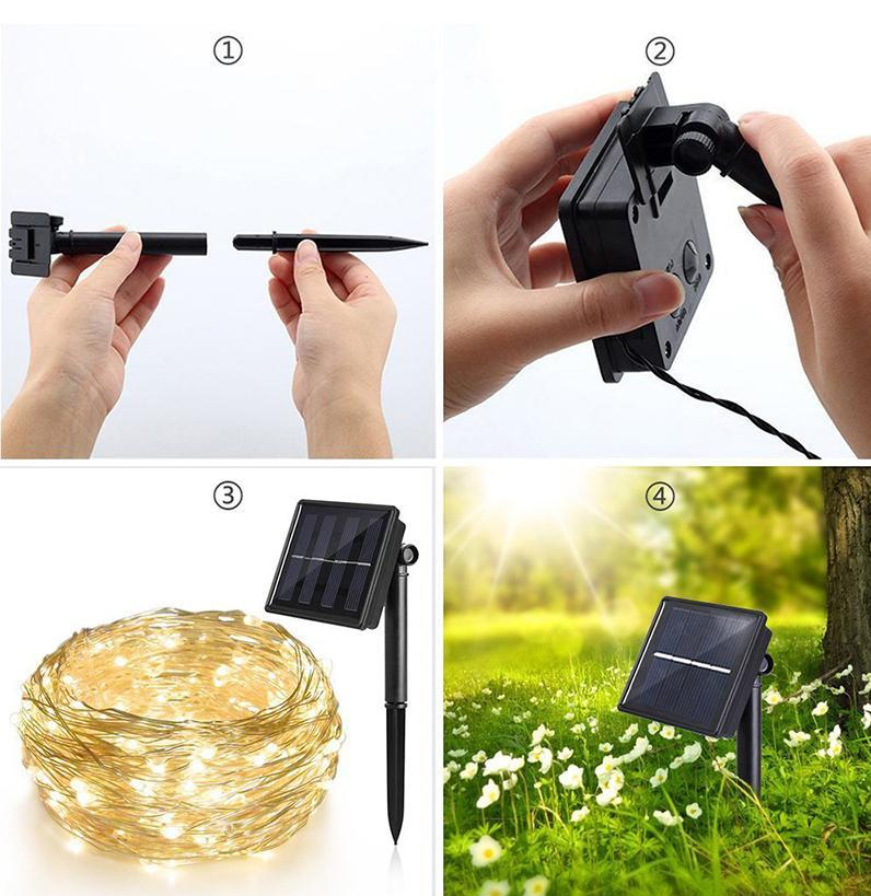 Solar Power LED Lighting - Waterproof