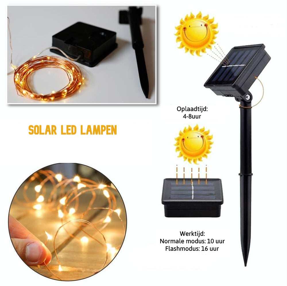 Solar Power LED Lighting - Waterproof