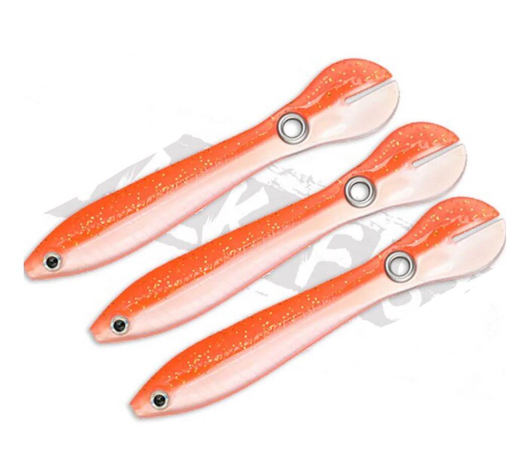 Myk Bionisk Sprettende Fiskeagn (3 deler/sett)