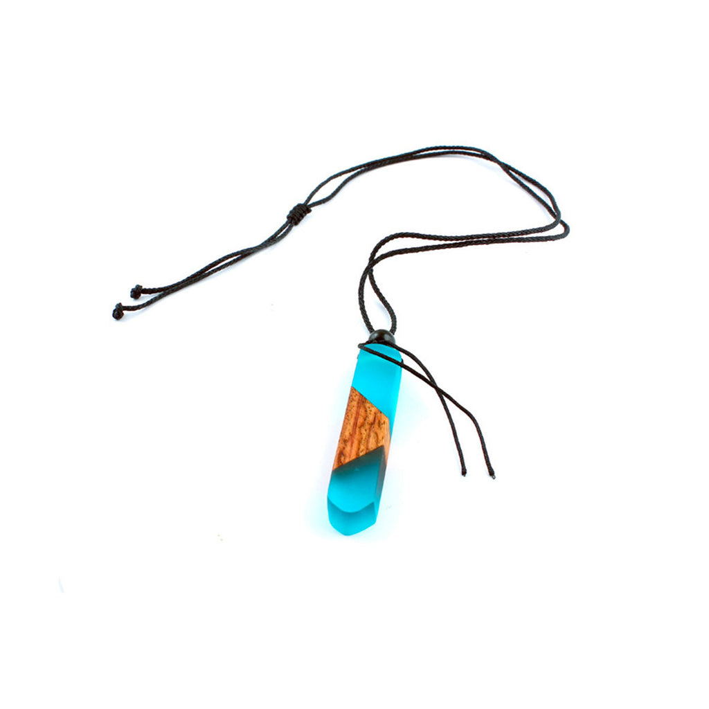 Wood Resin Necklace
