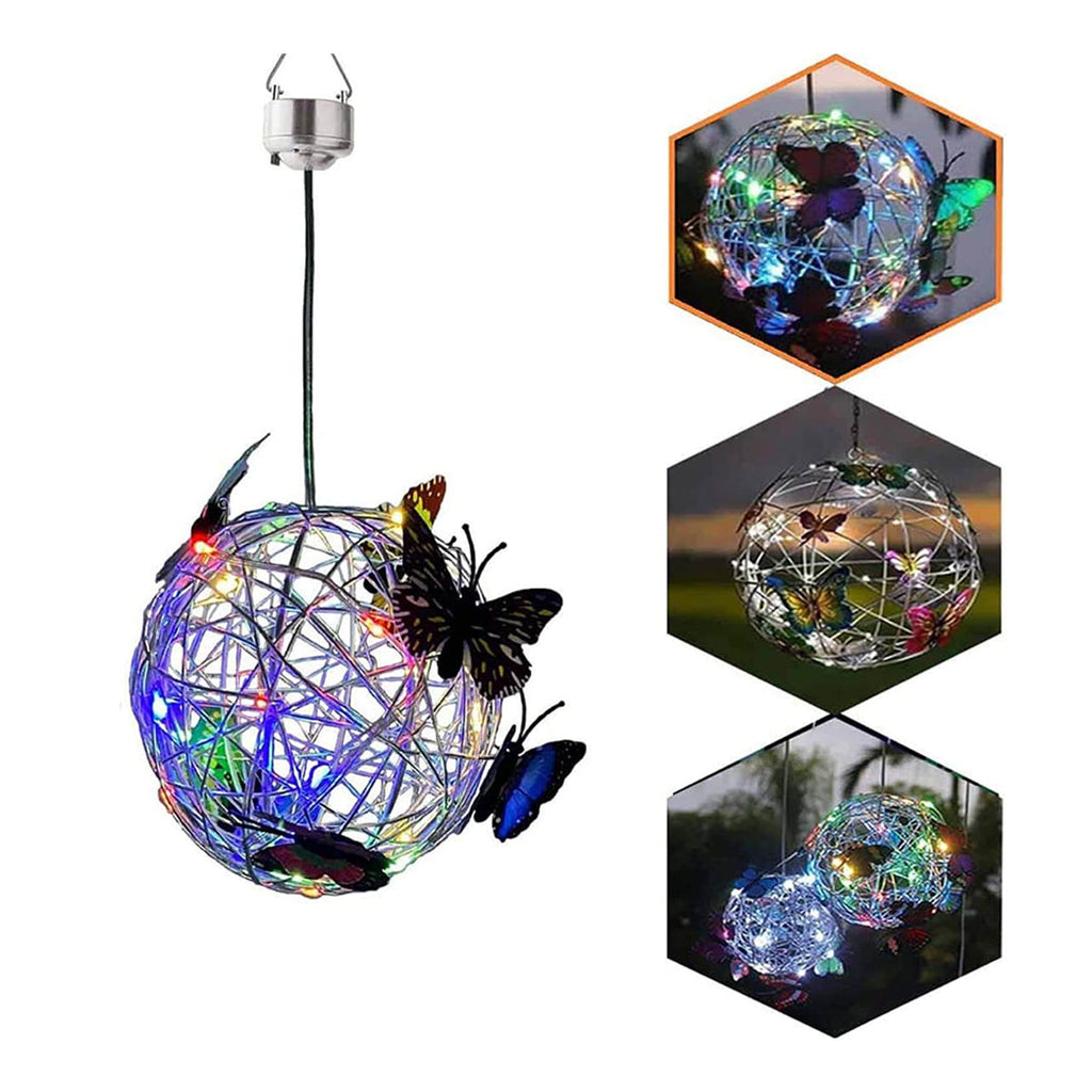 Sunlit Mesh Butterfly Orb