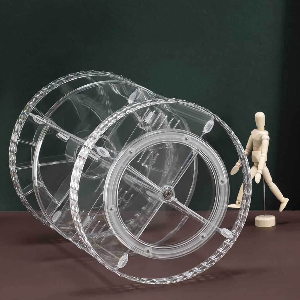 Rotating makeup organizer