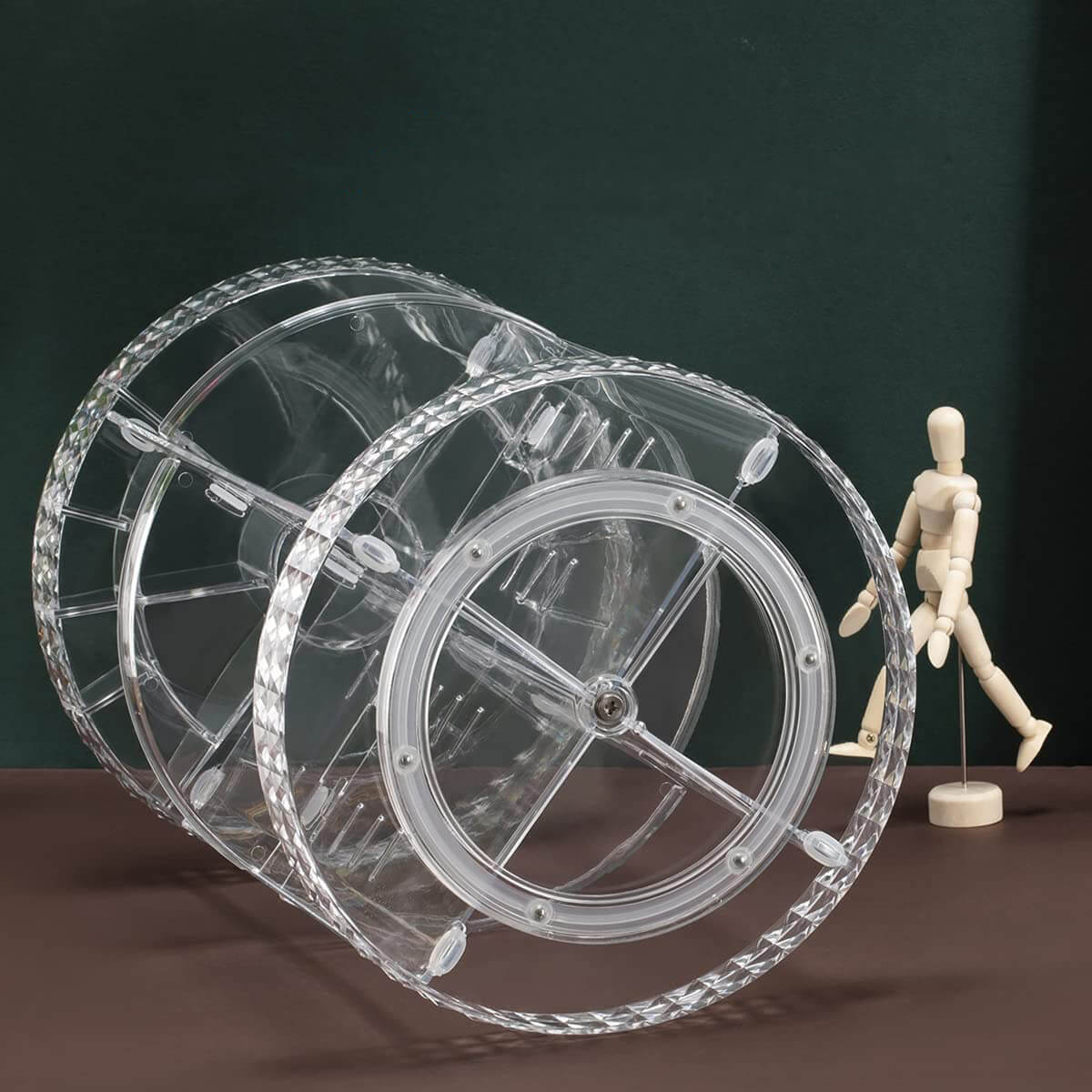 Rotating makeup organizer