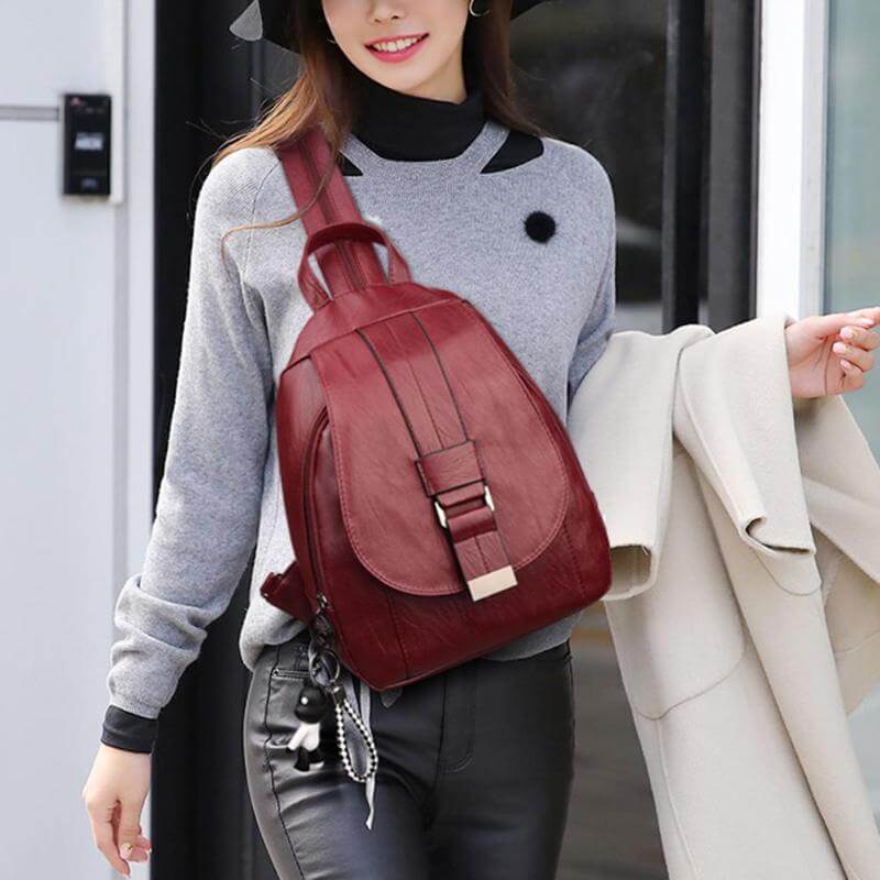 Women's Leather Backpack