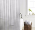 Transparent shower curtain