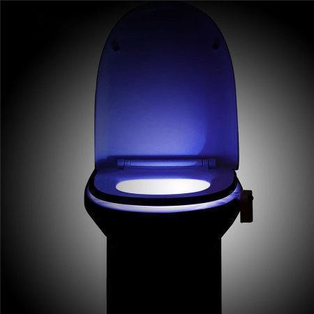 Motion detection toilet light