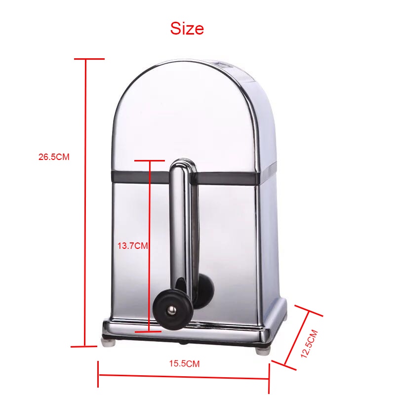 Manual ice crusher