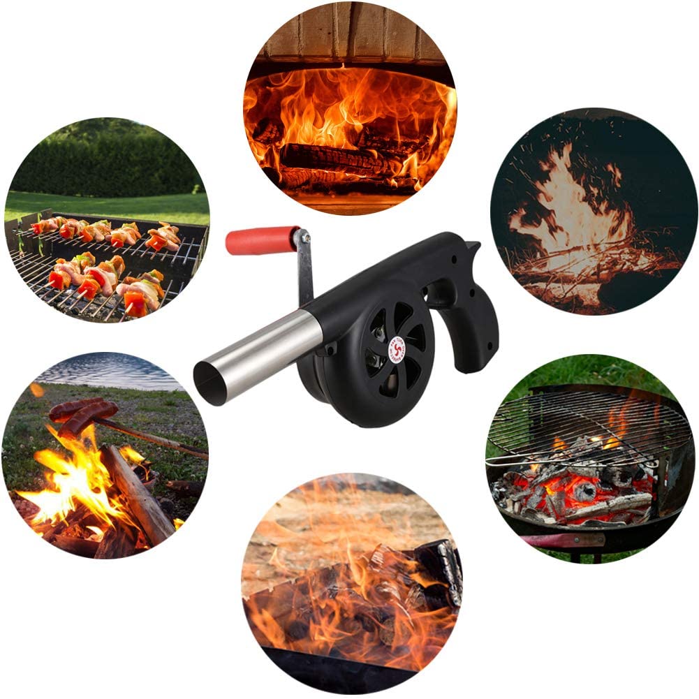 Barbecue air blower