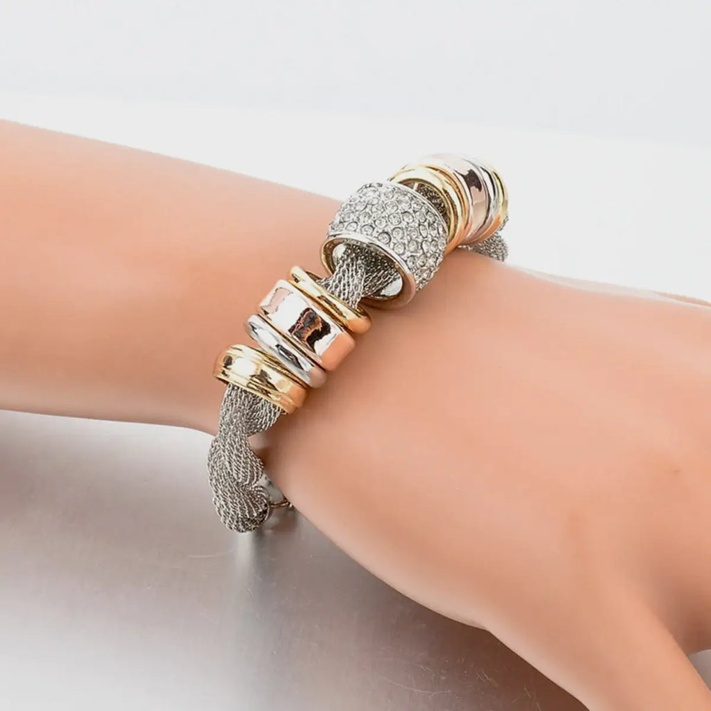 Intertwined Ring Accent Bracelet