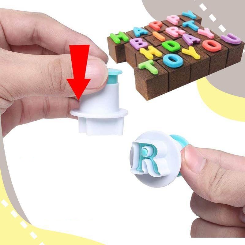 24-piece Alphabet Cutter Set