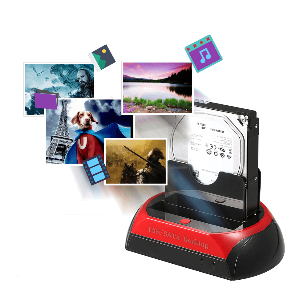 Hard drive docking station