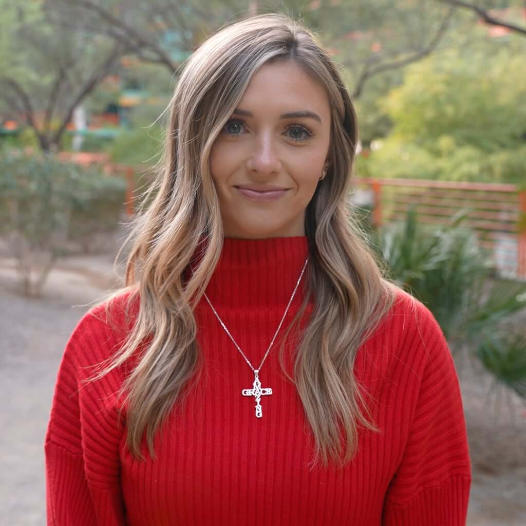 Amazing Grace Cross Necklace
