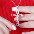 Amazing Grace Cross Necklace