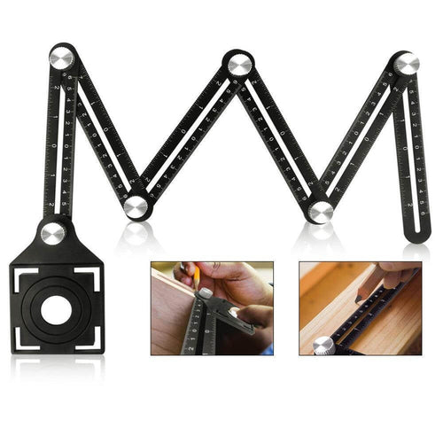 6-sided Aluminum Alloy Angle Measuring Tool