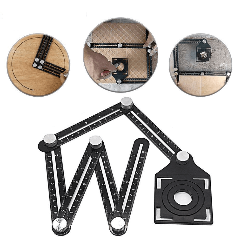 6-sided Aluminum Alloy Angle Measuring Tool