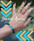 Sacred Arrow Diffuser Bracelet