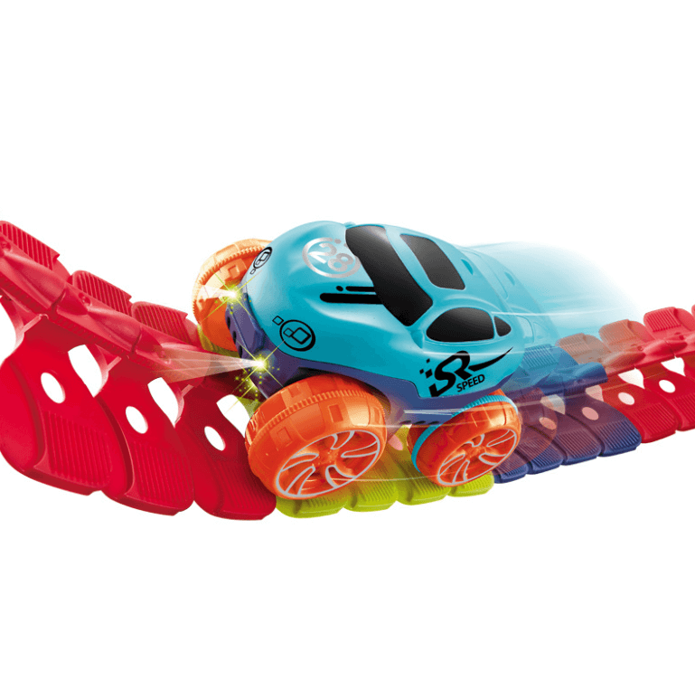 Assembled Race Car Track