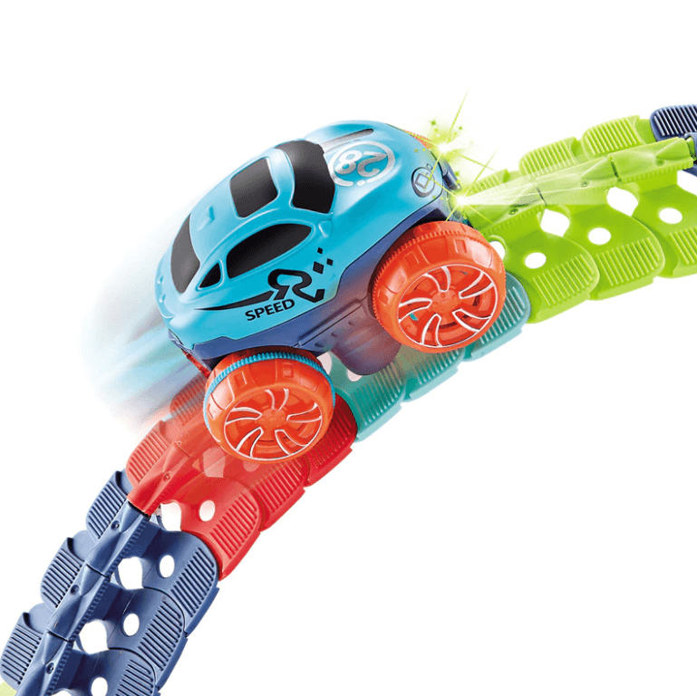 Assembled Race Car Track