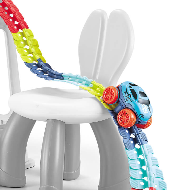 Assembled Race Car Track