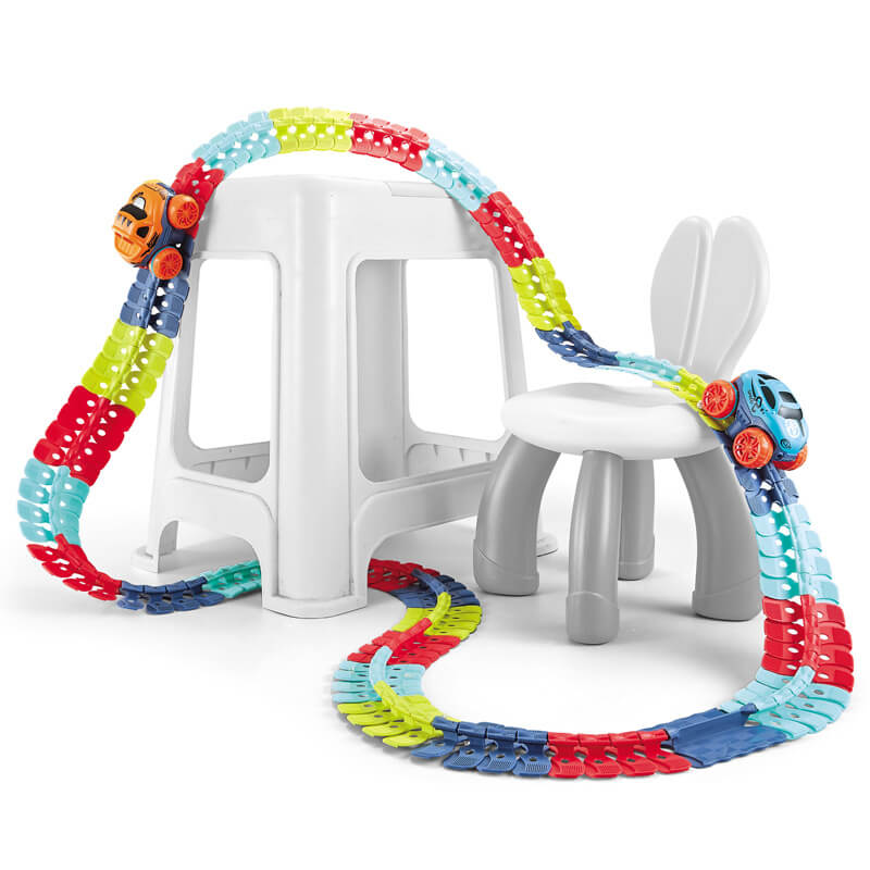 Assembled Race Car Track