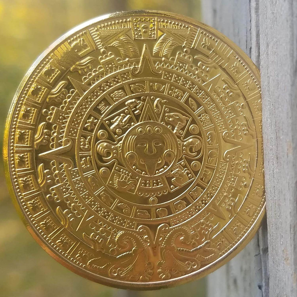 Aztec Calendar Medallion