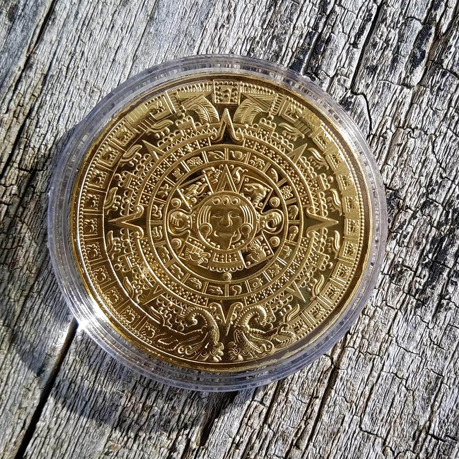 Aztec Calendar Medallion