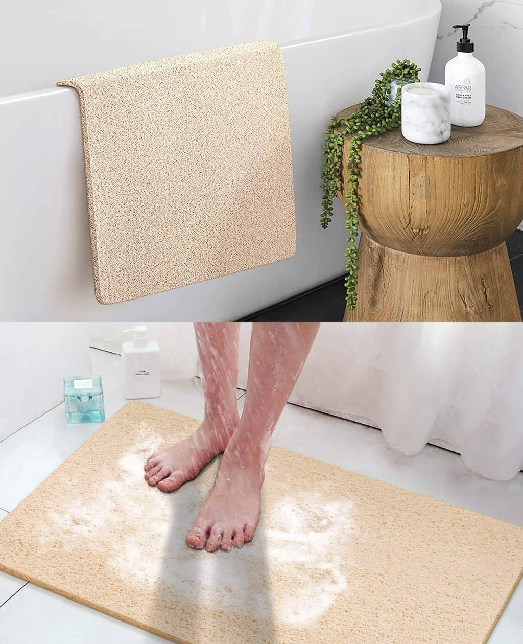 Non-slip bath mat