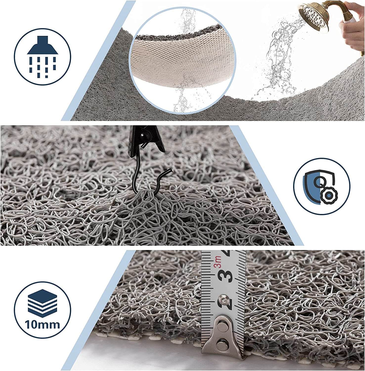 Non-slip bath mat