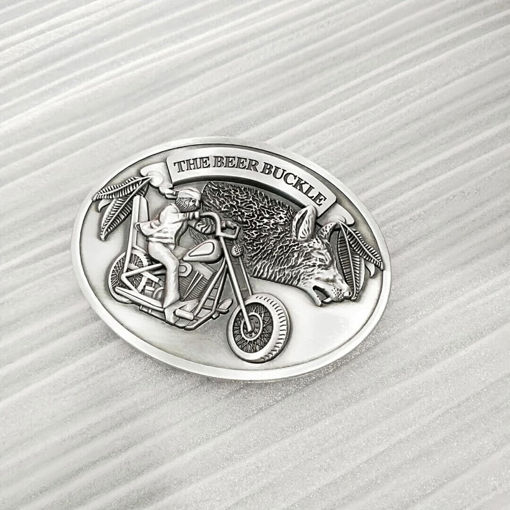 Belt buckle Beer holder