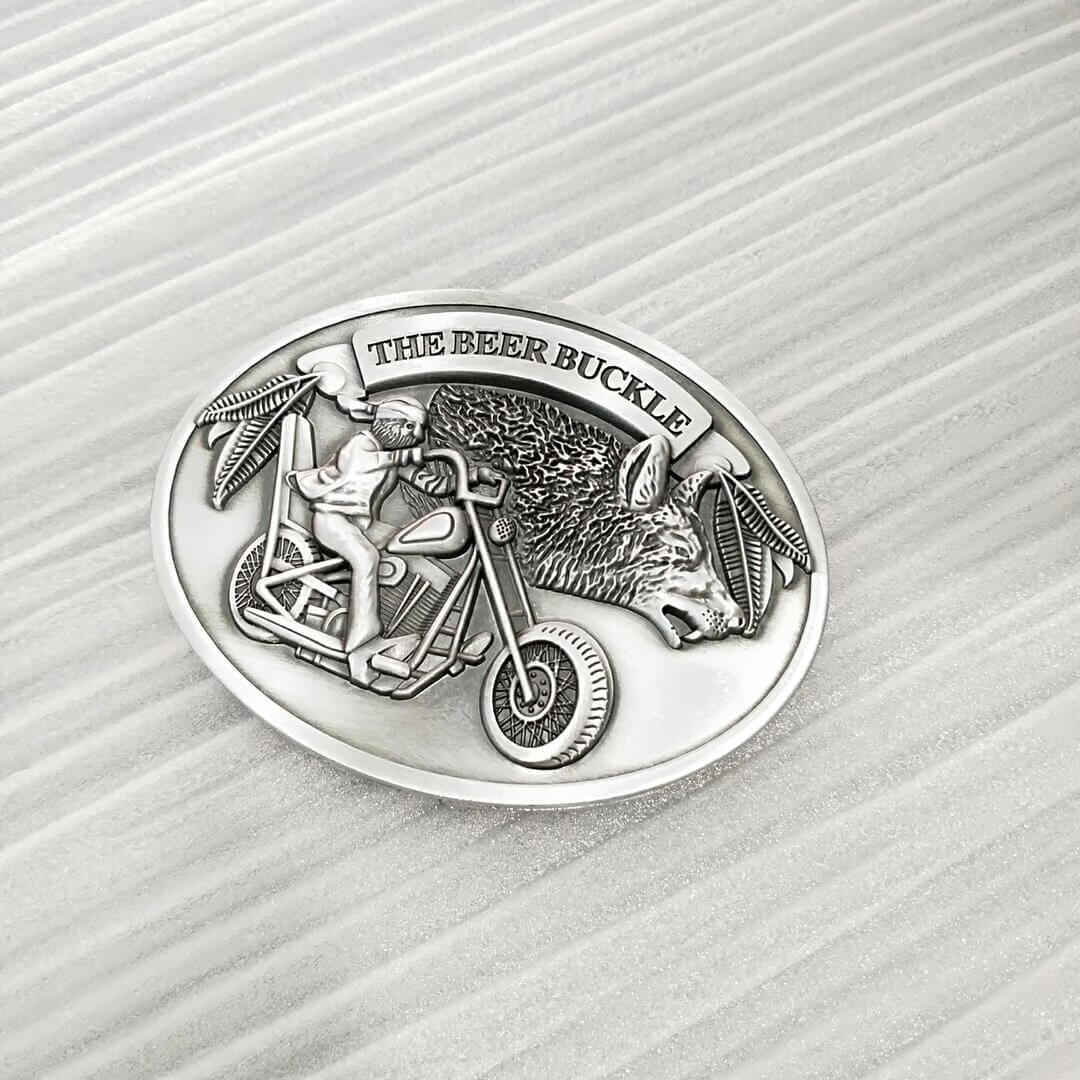 Belt buckle Beer holder